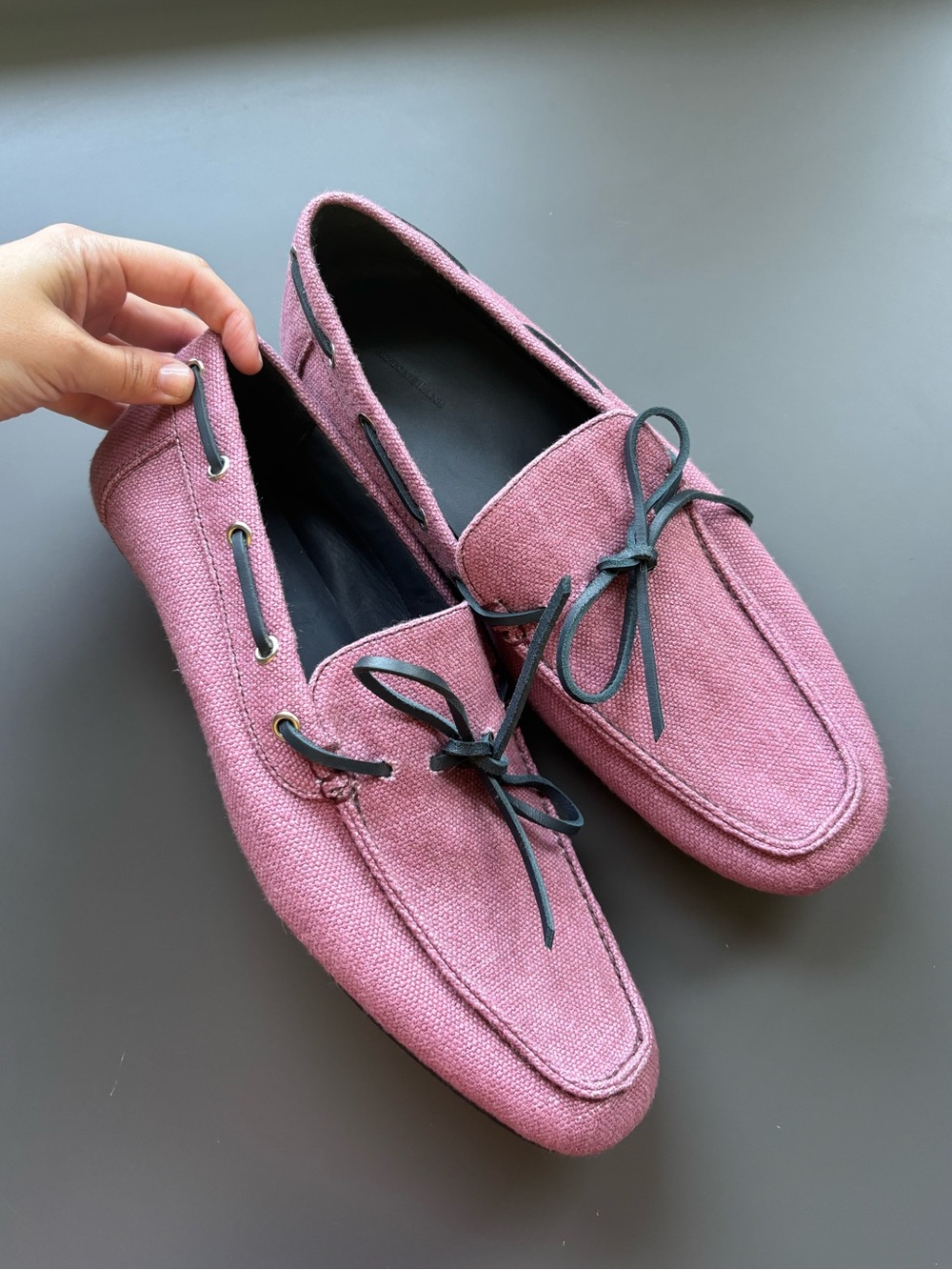 Alton Lane Canvas Boat Shoe Loafers- 43